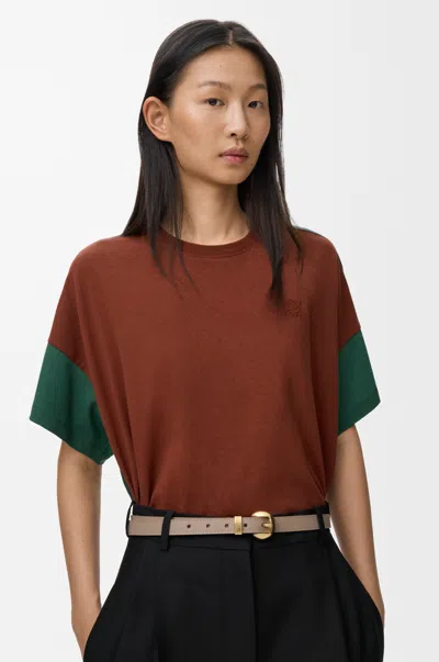 Loewe Pebble Belt In Smooth Leather Skin Size:100 For Woman In Neutral