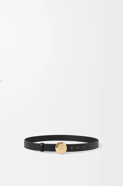 Loewe Pebble Gürtel Aus Glattem Leder Grösse:85 Für Frau In Black