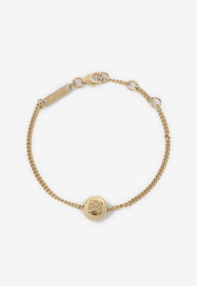 Loewe Pebble Bracelet In Gold