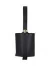 Loewe "pebble Bucket" Bag In Black