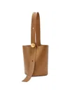 Loewe Pebble Medium Bucket Shoulder Bag In Brown