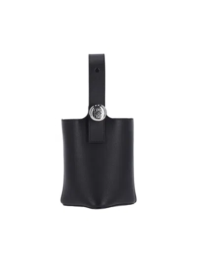 Loewe "pebble Bucket" Mini Bag In Black