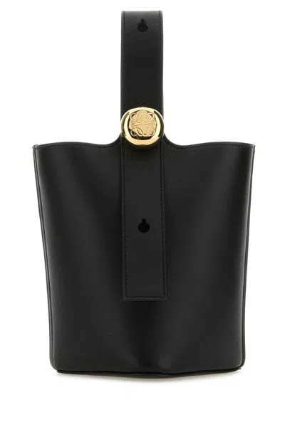 Loewe Pebble Bucket Mini In Black