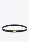 Loewe Pebble Calfskin Thin Belt