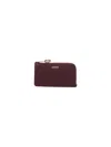 Loewe Engraved-anagram Card Holder In Red
