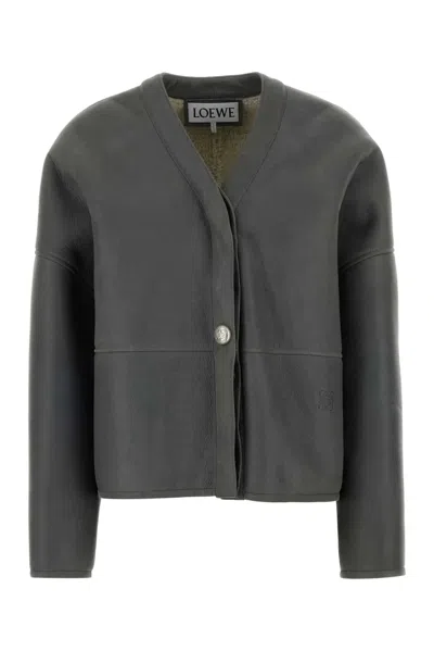 Loewe Pebble Cardigan In Black