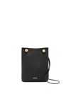 Loewe Pebble Clutch Bag In Black