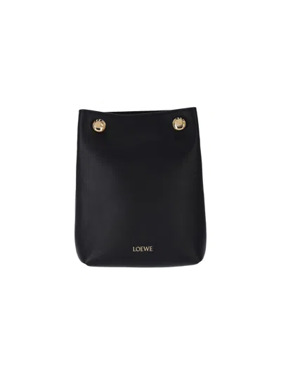 Loewe "pebble" Clutch In Black  