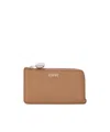 Loewe Pebble Coin Cardholder In Pebble Grained Calfskin In Brown