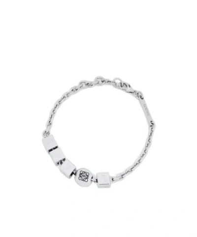 Loewe Pebble Cube Bracelet In Transparent