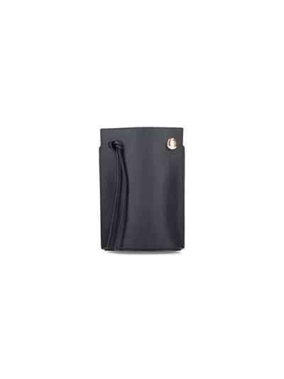 Loewe ' Pebble Dice' Card Holder In Black