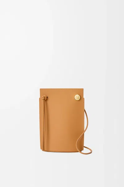 Loewe Pebble Dice Pocket En Cuir Classique Pour Femme In Black