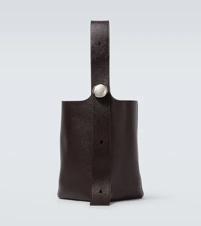 Loewe Pebble Large Leather Bucket Bag