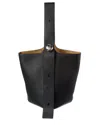Loewe Pebble Large Leather Bucket Bag In Black