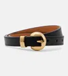 Loewe Pebble Leather Belt In Black