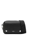 Loewe Small Pebble Leather Messenger Bag In Black