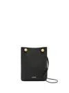 Loewe Pebble Leather Pouch In Black