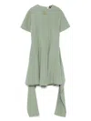 Loewe Pebble Dress In Viscose And Linen
