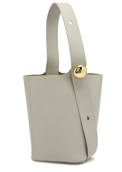 LOEWE LOEWE PEBBLE MEDIUM LEATHER BUCKET BAG