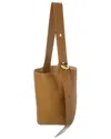Loewe Medium Pebble-calfskin Bucket Bag In Brown
