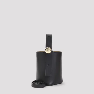 Loewe Pebble Mini Bucket Bag In Black