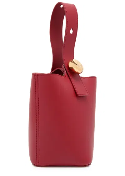 Loewe Pebble Mini Leather Bucket Bag