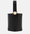 Loewe Pebble Bucket Bag In Black