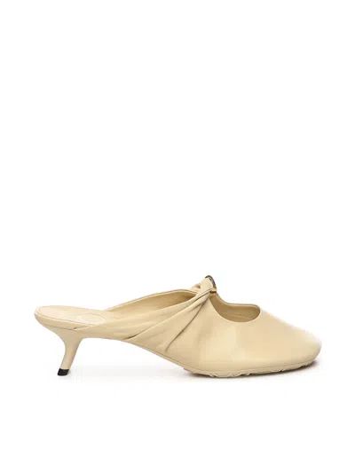 LOEWE PEBBLE MULES IN LAMBSKIN NAPPA