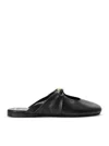 Loewe Pebble Mules In Soft Lamb Nappa Leather In Black