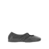 Loewe Women Pebble Ballerina In Nappa Leather In Black