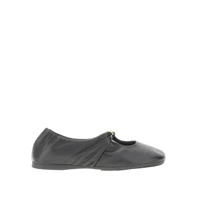 LOEWE 'PEBBLE' NAPPA LEATHER BALLET FLATS