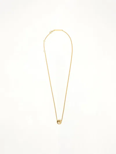 Loewe Pebble Pendant Necklace In Gold