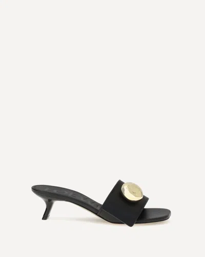 Loewe Pebble Sandals In Black