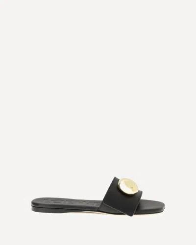 LOEWE PEBBLE SLIDE SANDALS