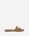 Loewe Pebble Slide Sandals In Brown