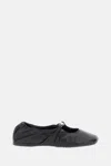 Loewe Women Pebble Ballerina In Nappa Leather In Black