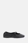 Loewe Women Pebble Ballerina In Nappa Leather In Black