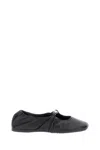 Loewe Women Pebble Ballerina In Nappa Leather In Black
