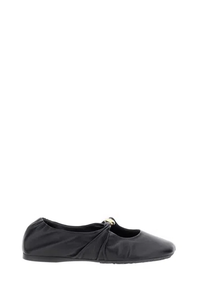 Loewe Pebble Soft Ballerina In Black