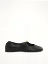 Loewe Pebble Sabot In Soft Lamb Nappa Leather In Black In Black