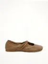 Loewe Women's Nappa Calf Leather Pebble Soft Ballet Flat (authentic Pre-loved) In Multi