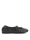 Loewe Pebble Sabot In Soft Lamb Nappa Leather In Black In Black