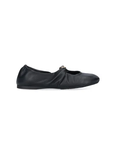 Loewe "pebble Soft" Ballet Flats In Black