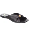 Loewe Sculptural Soft Nap Suede Slippers In Black