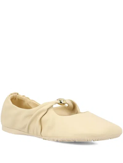 LOEWE PEBBLE SOFT PLEATED KNOT BALLET FLATS