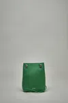 Loewe Pebble Soft Pouch In Green