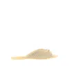 Loewe Raffia-effect Flat Sandals In Neutral
