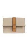 Loewe Pebbled Leather Wallet In Brown