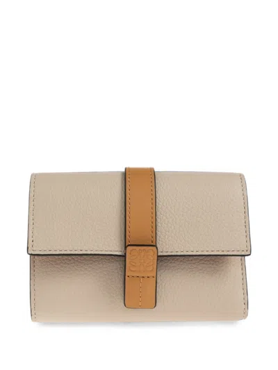 LOEWE PEBBLED LEATHER WALLET