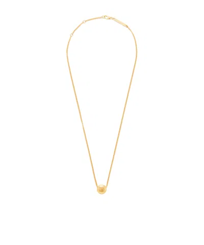Loewe Pendant Necklace In Yellow